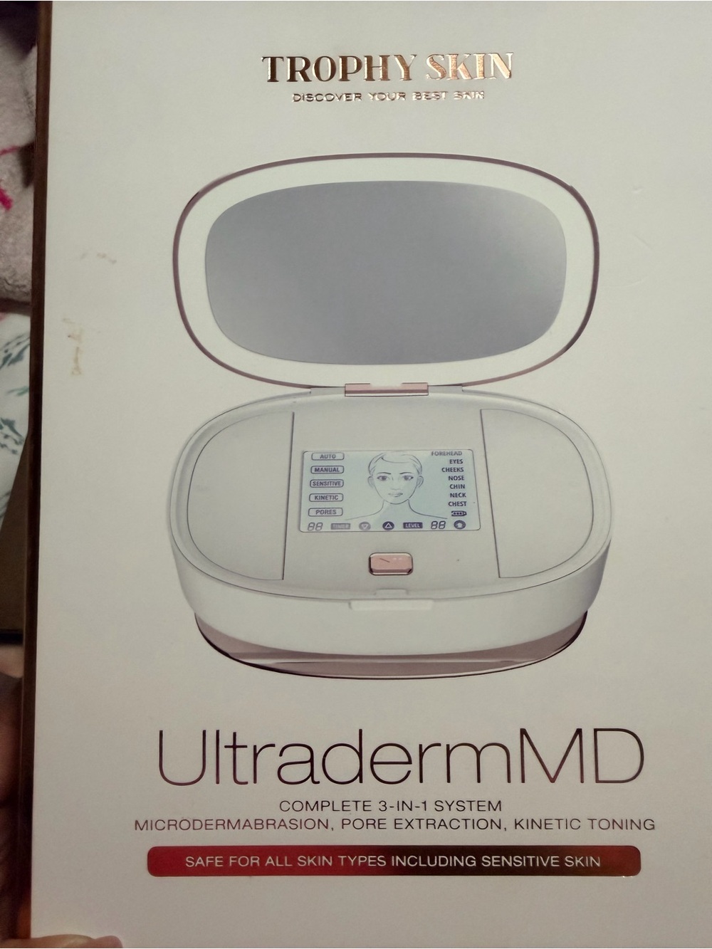 Trophy Skin UltradermMD White 3-in-1 Home Microdermabrasion System - Picture 1 of 4